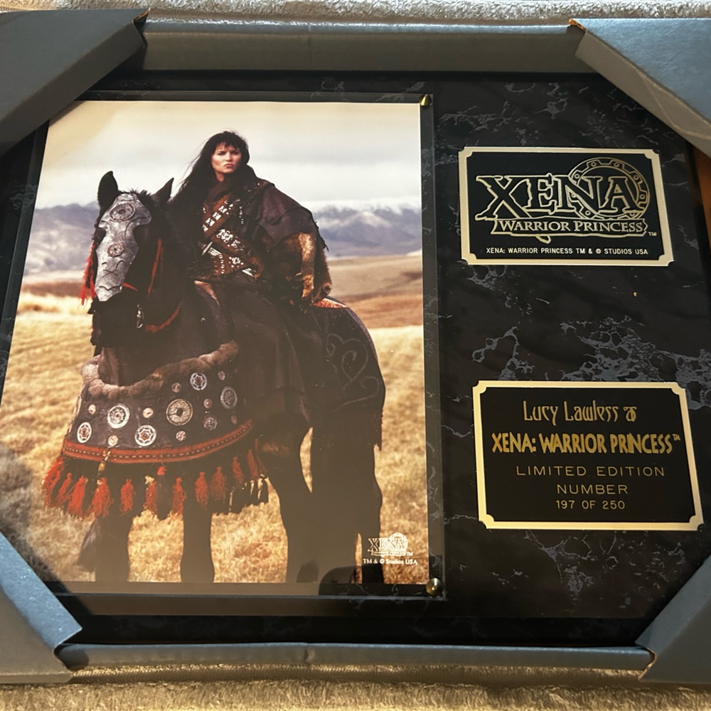 Xena Warrior Princess Limited Edition Plaque